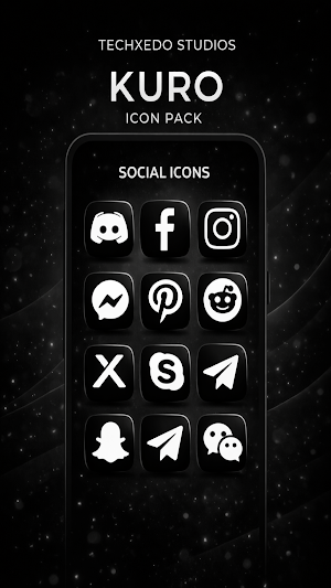 Kuro Icon Pack Screenshot 2