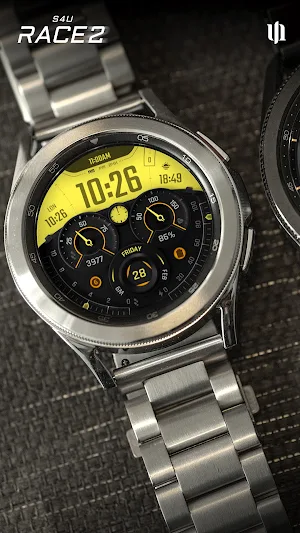 S4U Race2 - digital watch face Screenshot 3