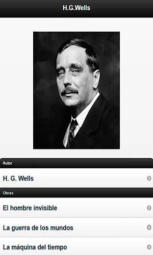 H.G. Wells - novelas Screenshot 0