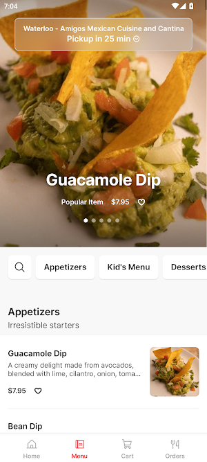 Amigos Mexican Cuisine Screenshot 1