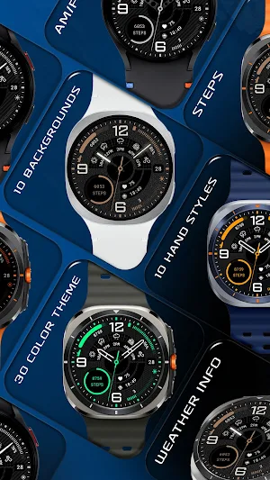 Galaxy 9 Watch Face 173 Screenshot 3