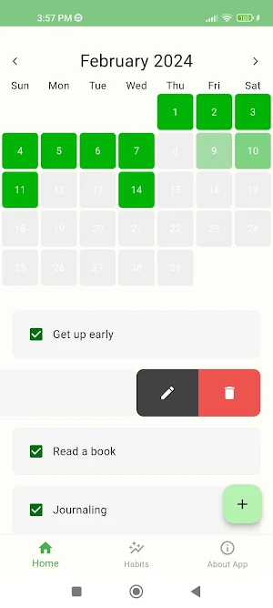 Habit Activity & Task Tracker Screenshot 2
