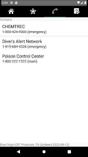 Blue Origin ERT Protocols Screenshot 1