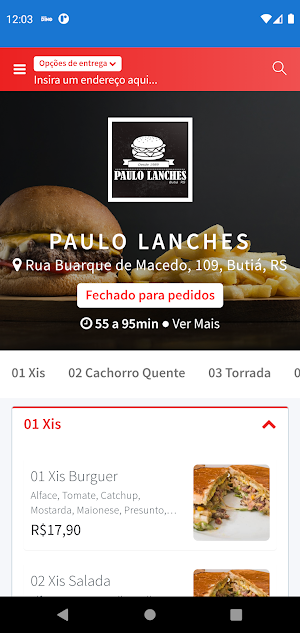 Paulo Lanches Screenshot 0