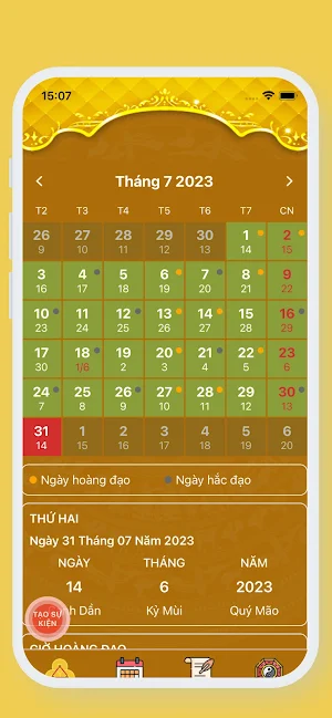 Lịch vạn niên 2023 - Tử vi Screenshot 3