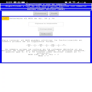 Aritmética Ejercicios Screenshot 1