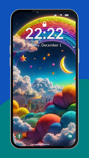 Rainbow Aesthetic Wallpaper 4K Screenshot 3