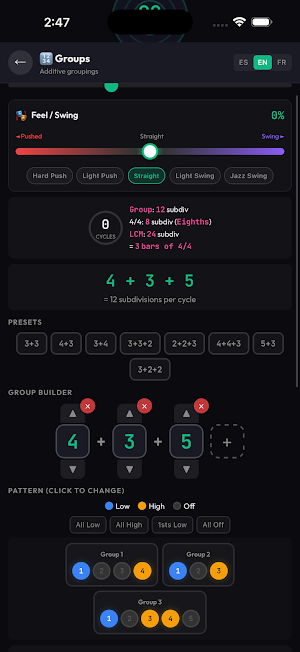 KingMetronome: Rhythm Lab Screenshot 1