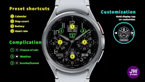 JW132 jwstudio watchface Screenshot 2