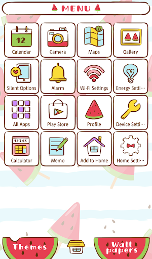 Cute Wallpaper Watermelon Breeze Theme Screenshot 1