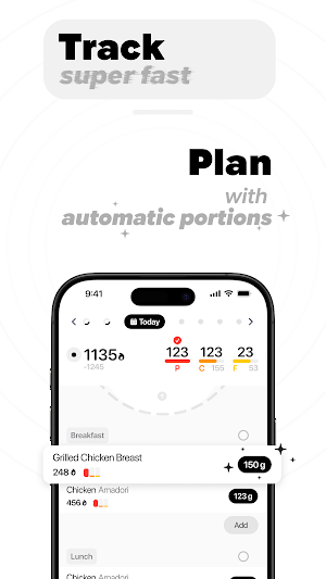 OptyMacros: Smart Dieting Screenshot 2