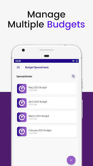 Budget Spreadsheet App Screenshot 0