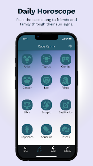 Rude Karma - Sassy Astrology Screenshot 1