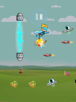 Super Heroes vs Alien Invaders Screenshot 1