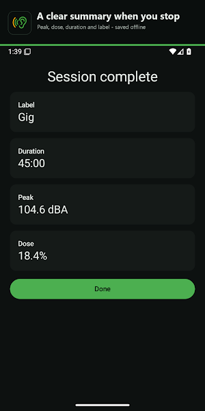 SoundDose: Noise Level Meter Screenshot 3