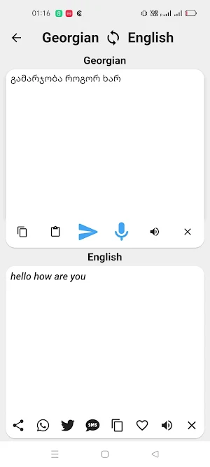 Georgian To English Translator Screenshot 1