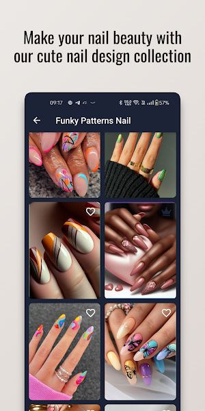 Funky Patterns Nail Art Design Screenshot 3