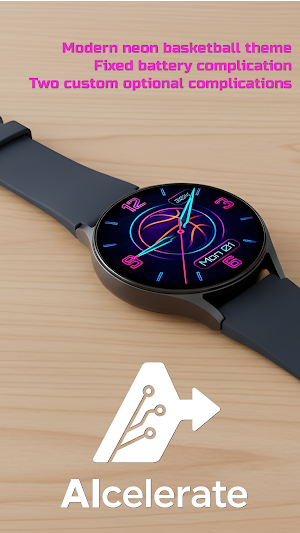 BKB NEON M1 Watch Face Screenshot 1