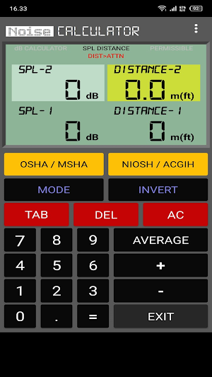 Noise Calculator Screenshot 3