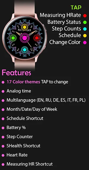 Jasmine Color Watch Screenshot 2