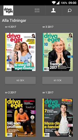 Driva Eget e-tidning Screenshot 1