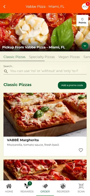VABBÈ Pizza Screenshot 2