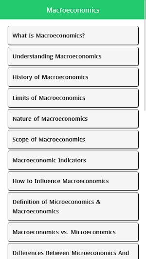 Macroeconomics Screenshot 0