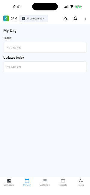 CRM — Customers & Projects Screenshot 0