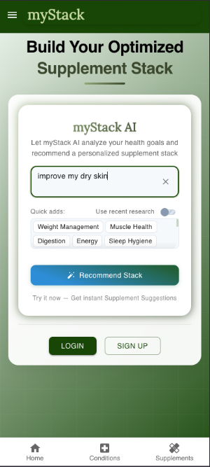 myStack Screenshot 1