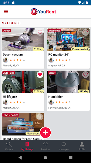 YouRent App Screenshot 2
