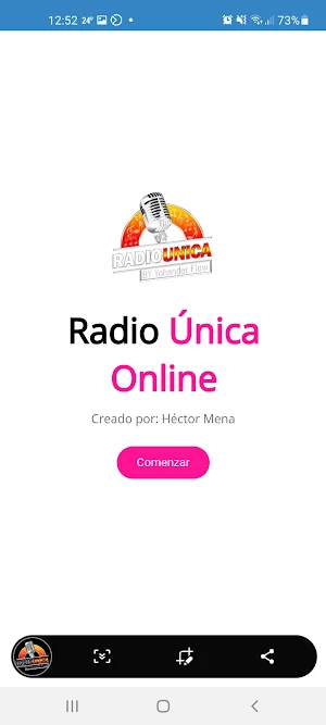 Radio Única Online Screenshot 1