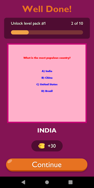 GK 500 Questions Game Screenshot 3