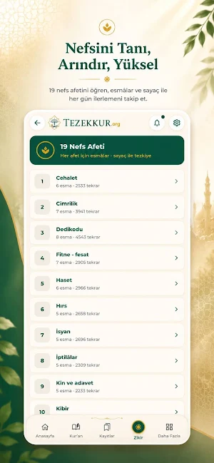 Tezekkur.org Screenshot 1