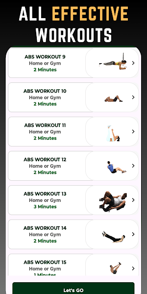 Six Pack Workout at Home Screenshot 3