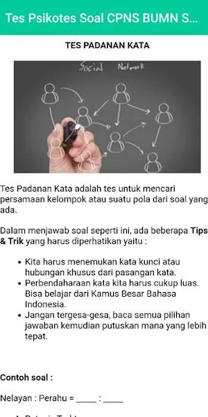 Tes Psikotes Soal CPNS BUMN Swasta Screenshot 2