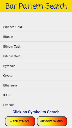 Crypto Chart Pattern Search Screenshot 1