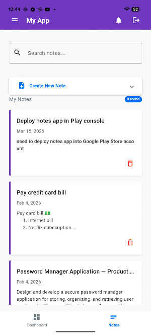 My Notes Screenshot 0
