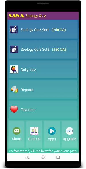 Zoology Quiz! Screenshot 0