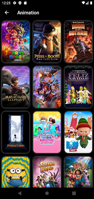 Movie Browser Screenshot 1