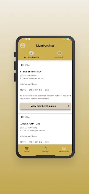 Bee Pilates Screenshot 3