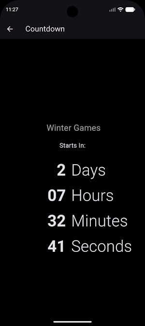 Winter Games 2026 Countdown Screenshot 2