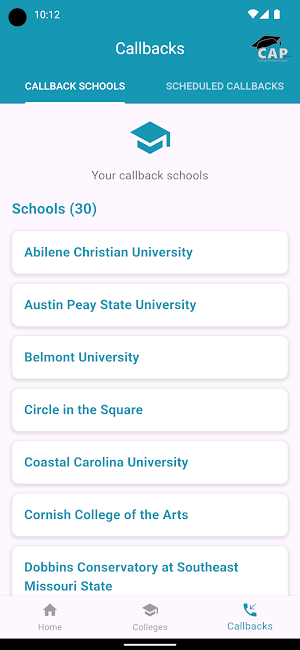 CAP App Screenshot 1