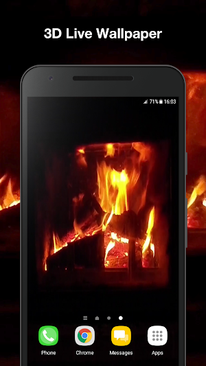 Fireplace Live Wallpaper Screenshot 0
