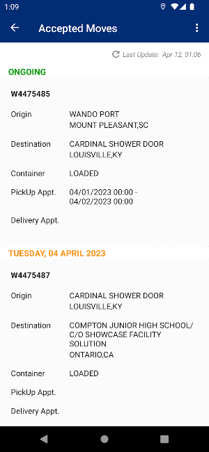 STG Carrier Connect Screenshot 3