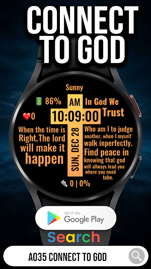 Connect to God watch face Screenshot 0