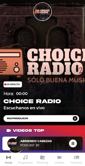 Choice Radio Screenshot 1