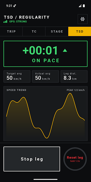 StageMeter: Rally Trip Timer Screenshot 3