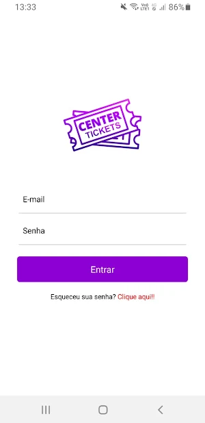 Center Tickets Recepcionista Screenshot 0