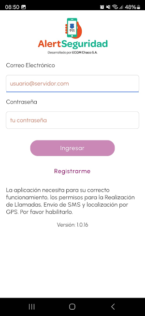 AlertSeguridad Screenshot 1