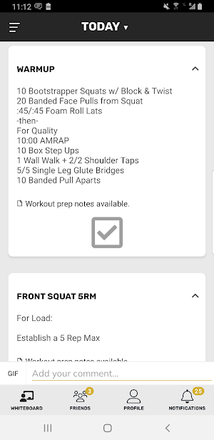 PRVN - A Fitness App Screenshot 1